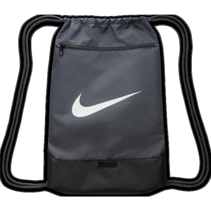 Nike Golf Brasilia 9.5 Training Gymsack 18L Flint Grey/Black/White 1 Nike Golf Brasilia 9.5 Training Gymsack 18L Flint Grey/Black/White