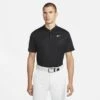 Nike Golf Dri-FIT Victory Blade Collar Golf Polo Black/White  