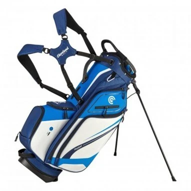 Cleveland Golf Saturday Stand Bag Blue/White/Navy 1 Cleveland Golf Saturday Stand Bag Blue/White/Navy
