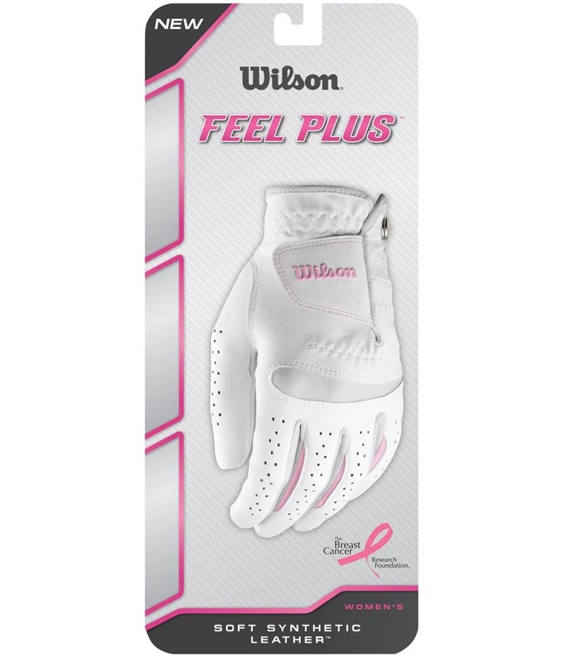 Wilson Feel Plus Ladies Golf Gloves LH 1 Wilson Feel Plus Ladies Golf Gloves LH