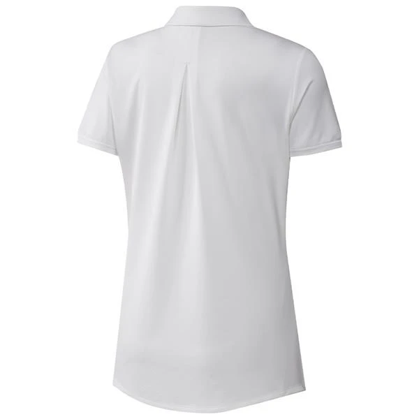 Adidas Ladies Ultimate 365 Printed Short Sleeve Polo White 2 Adidas Ladies Ultimate 365 Printed Short Sleeve Polo White - Image 2