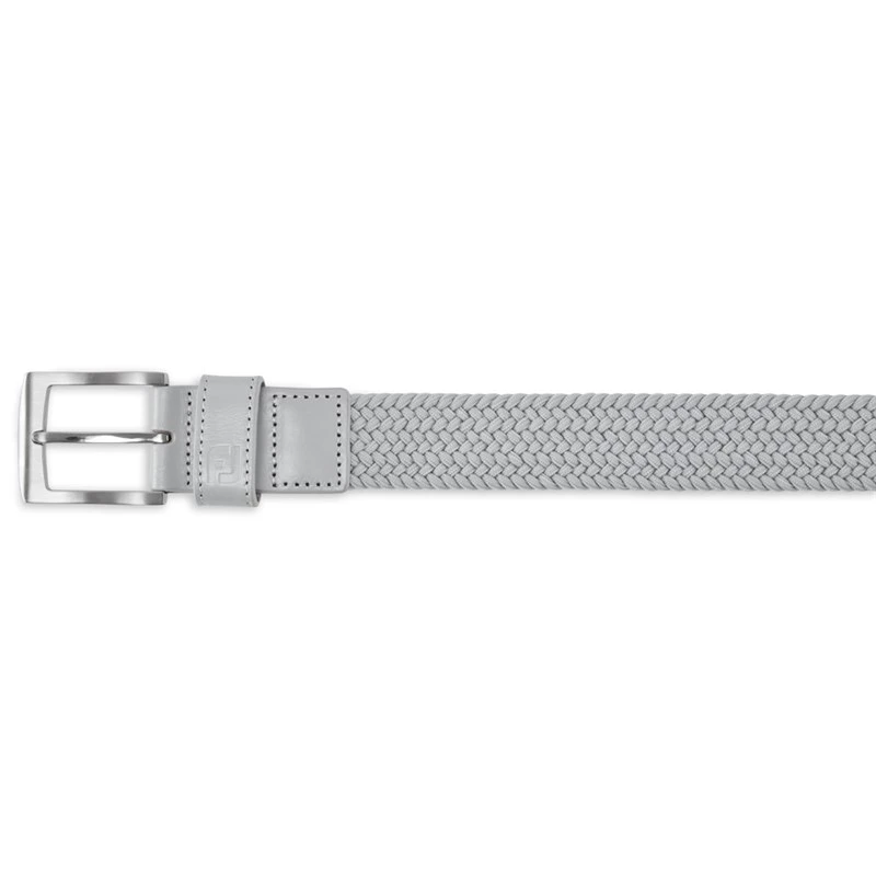 FootJoy Braided Belt Grey 1 FootJoy Braided Belt Grey