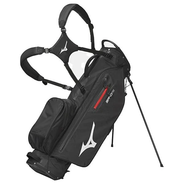 Mizuno Br-Dri Fy21 Stand Bag Black/Silver 1 Mizuno Br-Dri Fy21 Stand Bag Black/Silver
