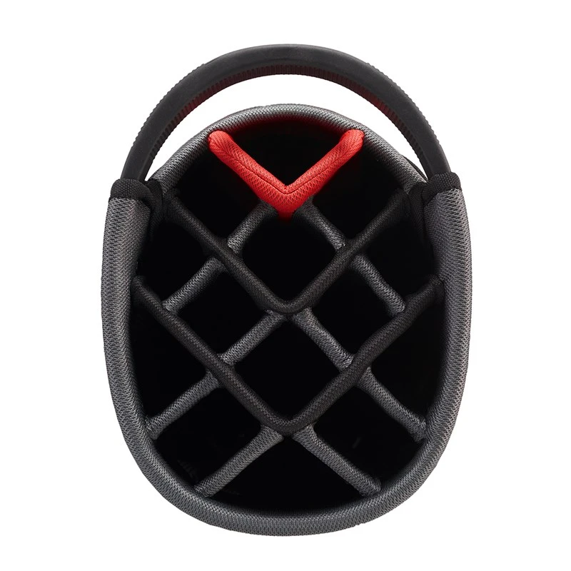 Powakaddy Dlx-Lite Bag - Gun Metal With Red 2 Powakaddy Dlx-Lite Bag - Gun Metal With Red - Image 2