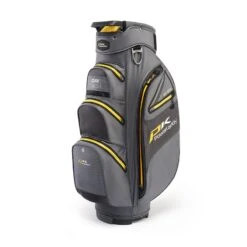 Powakaddy Dri-Tech Bag - Gun Metal With Yellow
