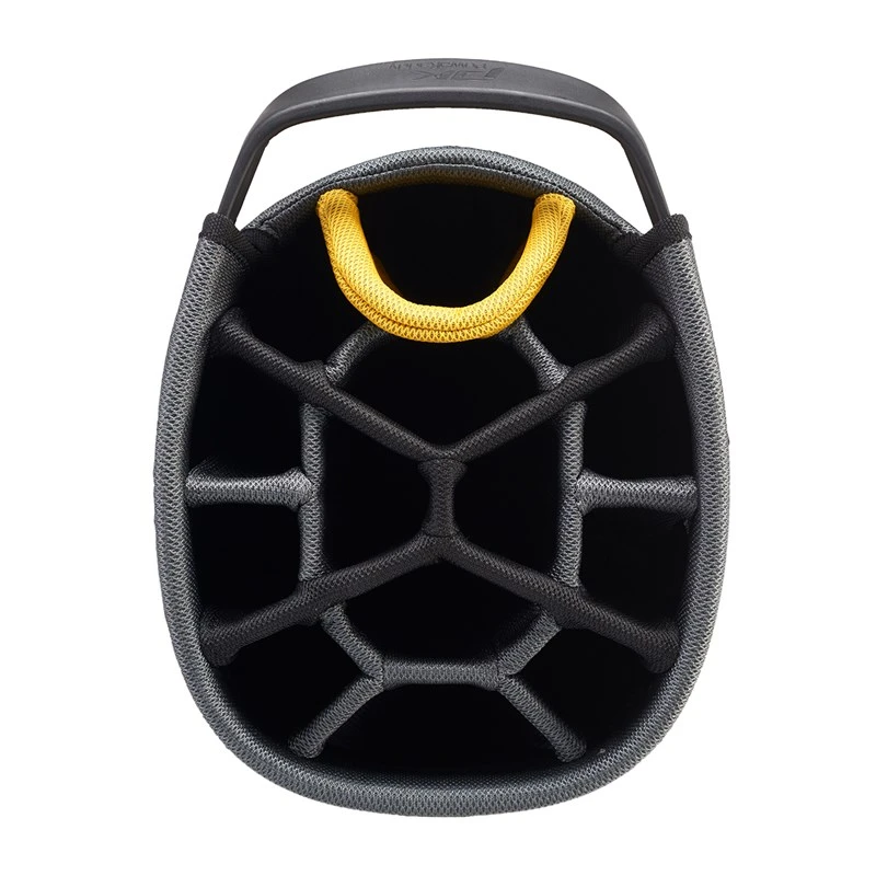 Powakaddy Premium-Edition Bag - Black/Gun Metal With Yellow 2 Powakaddy Premium-Edition Bag - Black/Gun Metal With Yellow - Image 2