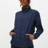 Rohnisch Packable Wind Jacket Navy Micro Spot  