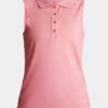 Rohnisch Rumi Sleeveles Polo Shirt Rose  