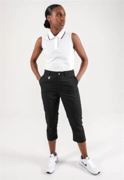 Rohnisch Ladies Cheer Capri Black   -Golf Sales Store 40831 4