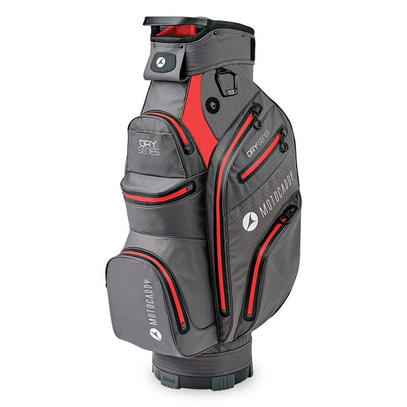 Motocaddy Dry Series Cart Bag 2022 Charcoal/Red 1 Motocaddy Dry Series Cart Bag 2022 Charcoal/Red
