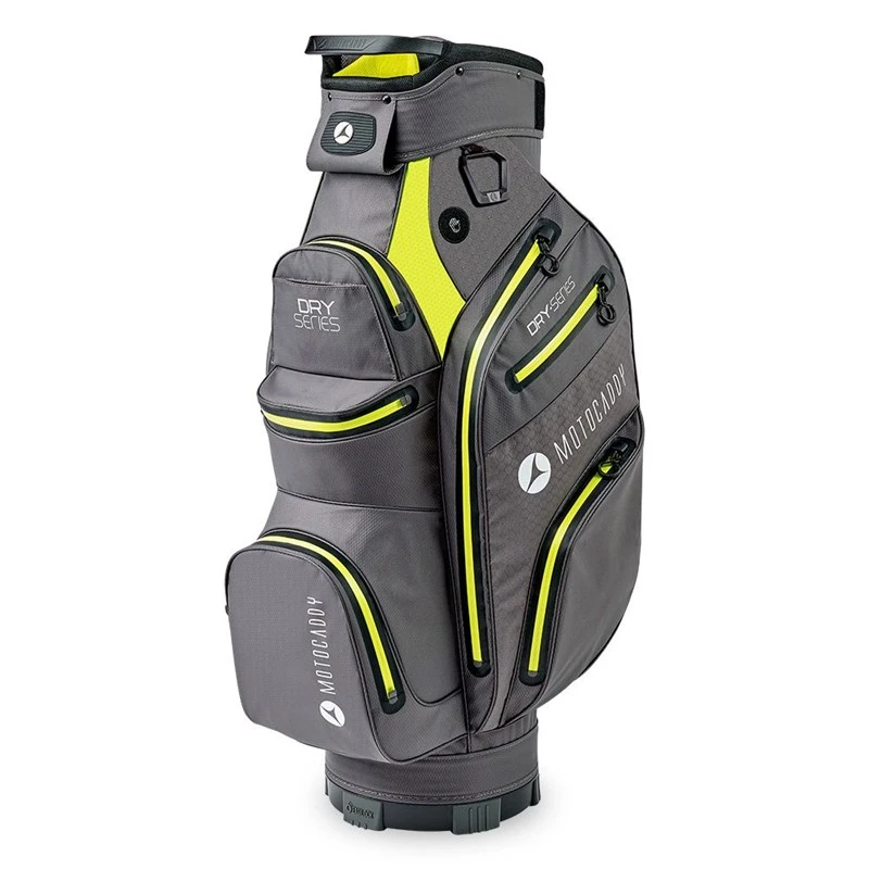 Motocaddy Dry Series Cart Bag 2022 Charcoal/Lime 1 Motocaddy Dry Series Cart Bag 2022 Charcoal/Lime