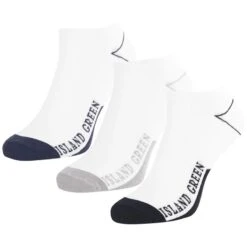 Island Green Trainer Socks 3 Pairs  