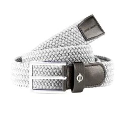 Oscar Jacobson Maxwell Webbed Belt White  