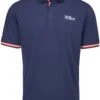 Oscar Jacobson Durham Tour Polo Shirt Navy/Jewel Red  