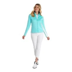 Calvin Klein Golf Ladies Leland Tech Jacket Light Opal   -Golf Sales Store 41262 4