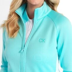 Calvin Klein Golf Ladies Leland Tech Jacket Light Opal   -Golf Sales Store 41262 5