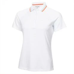Calvin Klein Golf Ladies Holloway Polo Shirt White/Light Opal  