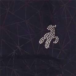 Green Lamb Ladies Kea Half Sleeve Jacquard Windbreaker Navy   -Golf Sales Store 41271 7