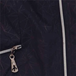 Green Lamb Ladies Kea Half Sleeve Jacquard Windbreaker Navy   -Golf Sales Store 41271 8