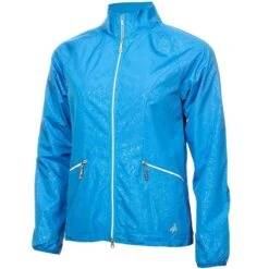Green Lamb Ladies Keeva Jacquard Windbreaker Cobalt Â