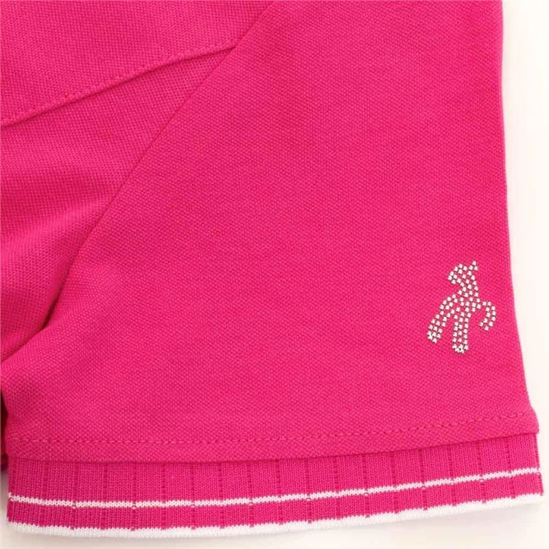 Green Lamb Ladies Kailynne Club Golf Polo Shirt Magenta 5 Green Lamb Ladies Kailynne Club Golf Polo Shirt Magenta - Image 5