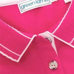 Green Lamb Ladies Kailynne Club Golf Polo Shirt Magenta 13 Green Lamb Ladies Kailynne Club Golf Polo Shirt Magenta -Golf Sales Store 41275 6