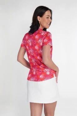 Green Lamb Ladies Katia Print Golf Polo Shirt Paradise 11 Green Lamb Ladies Katia Print Golf Polo Shirt Paradise -Golf Sales Store 41277 4