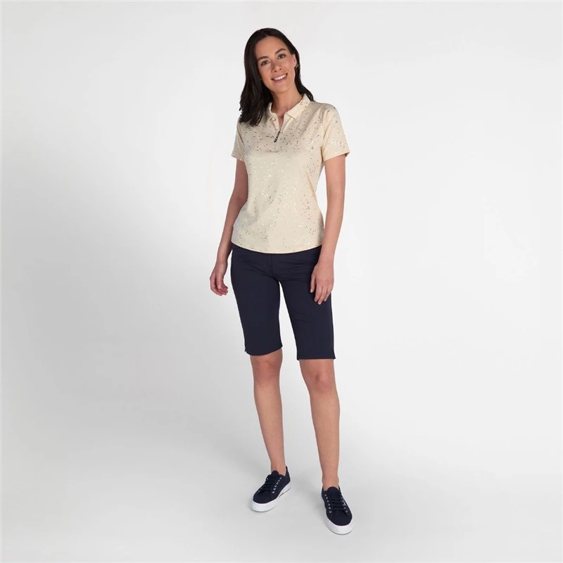 Green Lamb Ladies Katlynne Silver Foil Polo Stone 3 Green Lamb Ladies Katlynne Silver Foil Polo Stone - Image 3