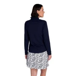Green Lamb Ladies Essie Raglan Long Sleeved Zip Neck Top Navy 11 Green Lamb Ladies Essie Raglan Long Sleeved Zip Neck Top Navy -Golf Sales Store 41286 3