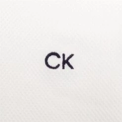 Calvin Klein Golf Ladies Cedar Sleeveless Polo Shirt White/Navy   -Golf Sales Store 41322 7