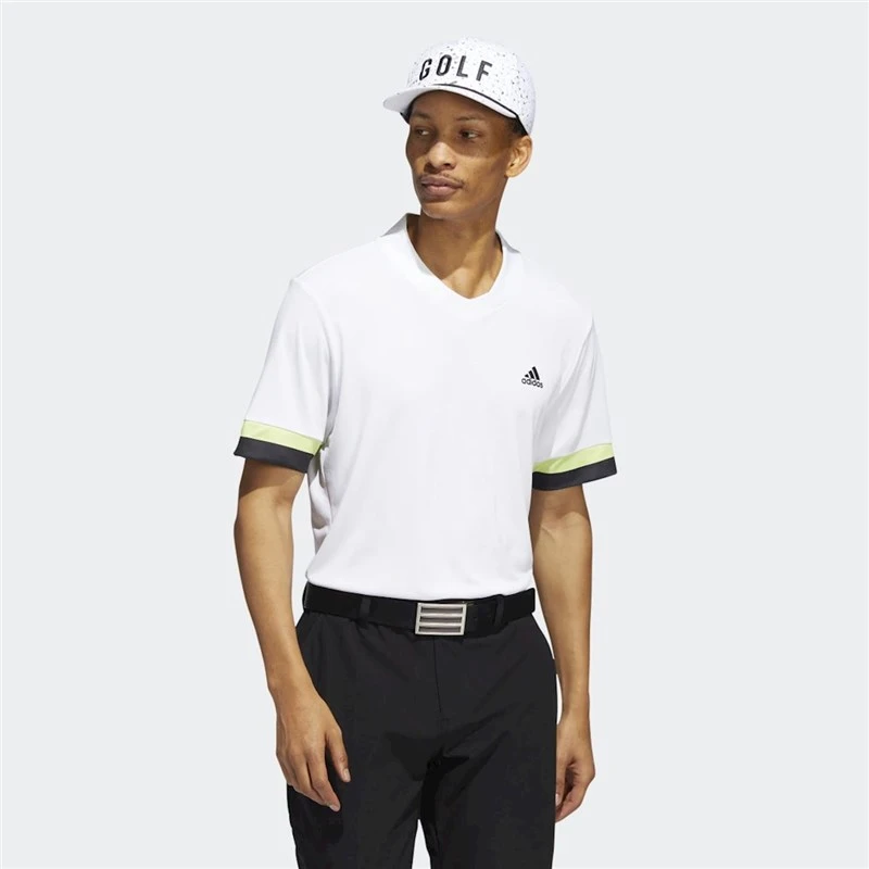 Adidas HEAT.RDY Polo Shirt White 2 Adidas HEAT.RDY Polo Shirt White - Image 2