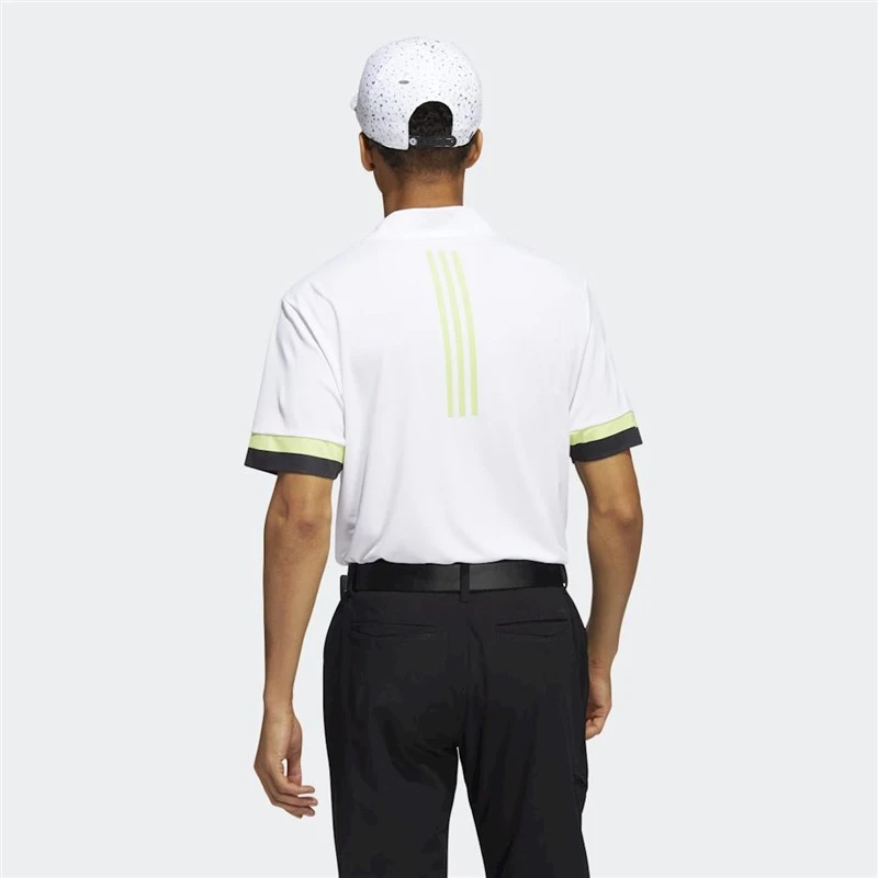 Adidas HEAT.RDY Polo Shirt White 3 Adidas HEAT.RDY Polo Shirt White - Image 3