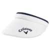 Callaway Ladies Clip Visor White/Navy  