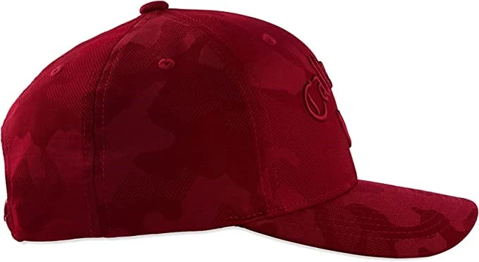 Callaway Camo FLEXFIT Snapback Hat Red 2 Callaway Camo FLEXFIT Snapback Hat Red - Image 2