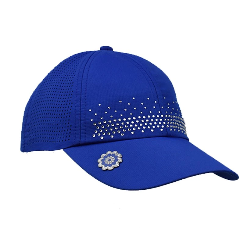 Surprize Shop Ladies Golf Crystal Magnetic Soft Fabric Cap With Ball Marker Blue 1 Surprize Shop Ladies Golf Crystal Magnetic Soft Fabric Cap With Ball Marker Blue