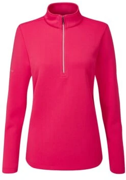 Ping Ladies Lyla Long Sleeve Pullover Top Rosebud Â