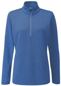 Ping Ladies Lyla Long Sleeve Pullover Top Snorkle Blue  