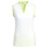 Adidas Ladies Sport Performace Gradient Sleeveless Polo Pulse Lime  