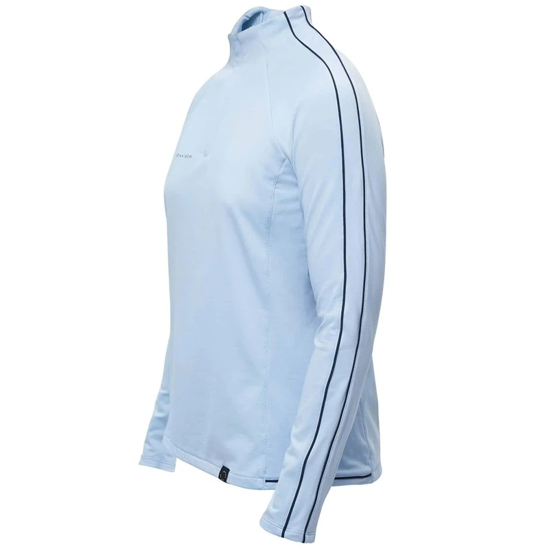 Rohnisch Ladies Serena Half Zip Sweater Powder Blue 2 Rohnisch Ladies Serena Half Zip Sweater Powder Blue - Image 2