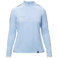 Rohnisch Ladies Serena Half Zip Sweater Powder Blue Â