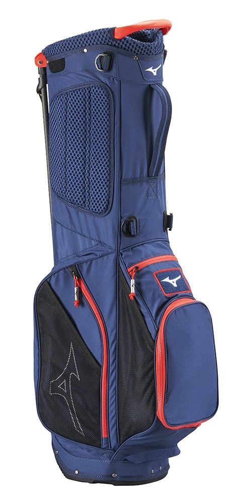 Mizuno K1-Lo LightWeight Stand Bag 2022 Navy/Red 2 Mizuno K1-Lo LightWeight Stand Bag 2022 Navy/Red - Image 2