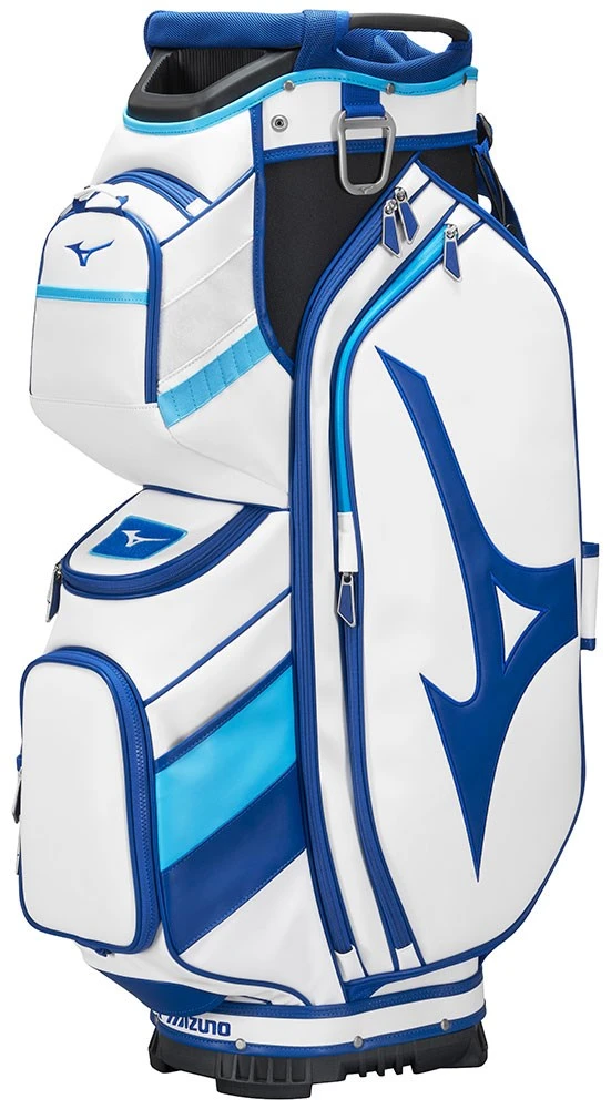 Mizuno Tour Cart Bag 2022 White/Blue 1 Mizuno Tour Cart Bag 2022 White/Blue