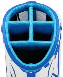 Mizuno Tour Staff Cart Bag 2022 White/Blue   -Golf Sales Store 41869 2