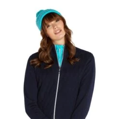 Green Lamb Imogen Fleece Lined Cable Ladies Hat With Pom Pom Scuba Blue 7 Green Lamb Imogen Fleece Lined Cable Ladies Hat With Pom Pom Scuba Blue -Golf Sales Store 42271 3