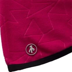 Green Lamb Isla Debossed Fleece Ladies Snood Deep Pink   -Golf Sales Store 42272 3