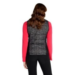 Green Lamb Maggie Padded Printed Ladies Gilet Black   -Golf Sales Store 42276 3