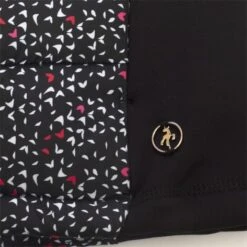 Green Lamb Maggie Padded Printed Ladies Gilet Black   -Golf Sales Store 42276 5