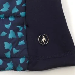 Green Lamb Maggie Padded Printed Ladies Gilet Navy 11 Green Lamb Maggie Padded Printed Ladies Gilet Navy -Golf Sales Store 42277 5