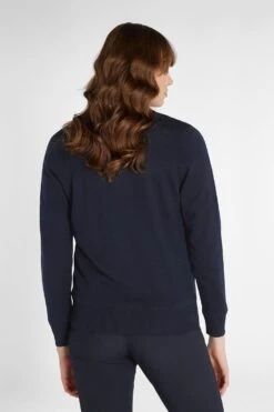 Green Lamb Kim Lined Ladies Cardigan With Textured Front Navy 7 Green Lamb Kim Lined Ladies Cardigan With Textured Front Navy -Golf Sales Store 42284 3