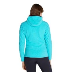 Green Lamb Megan Debossed Fleece Hooded Ladies Jacket Scuba Blue 9 Green Lamb Megan Debossed Fleece Hooded Ladies Jacket Scuba Blue -Golf Sales Store 42288 3